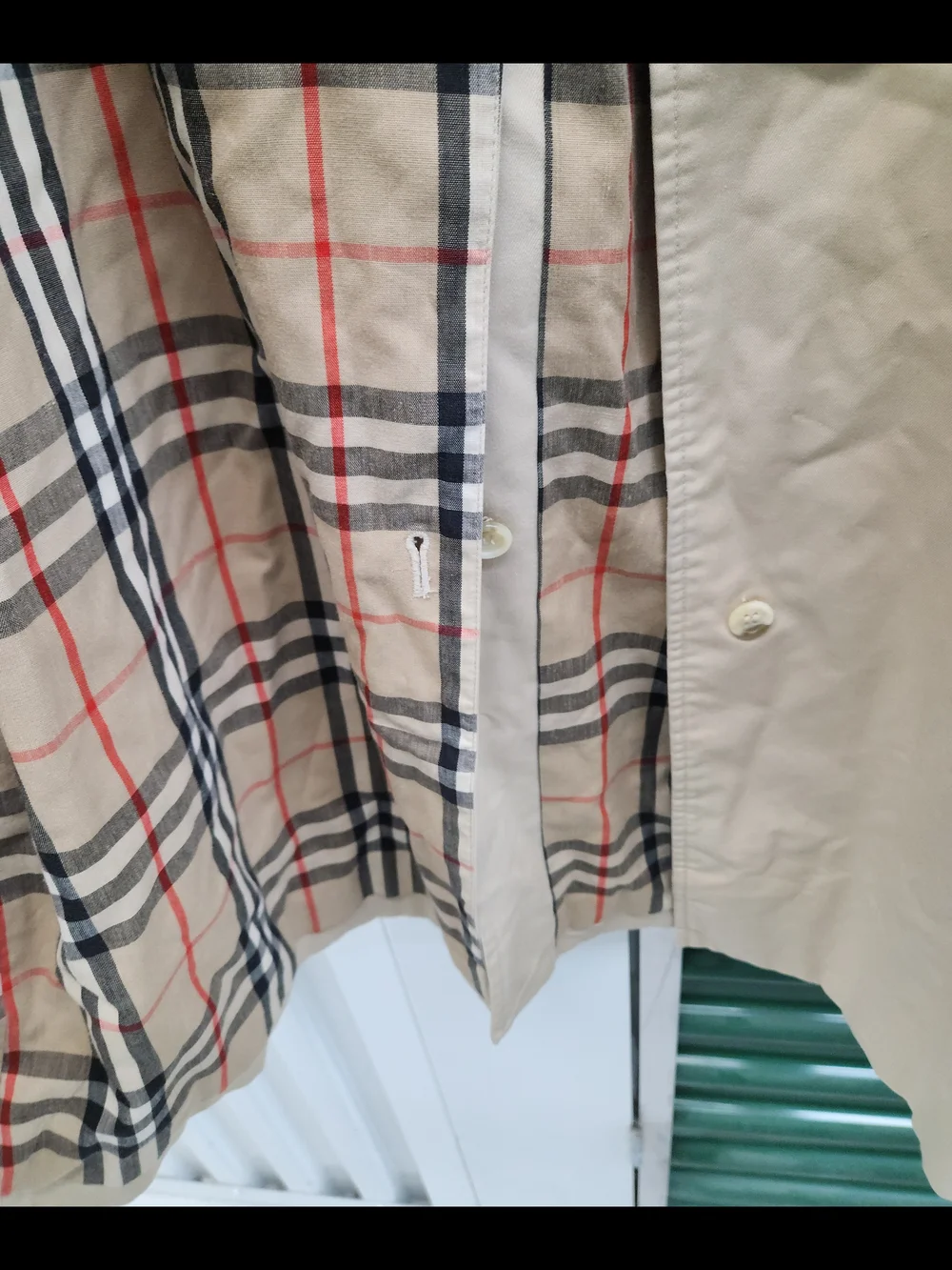 Burberry Tan Trench Coat with Iconic Check Lining - Picture 9 of 15